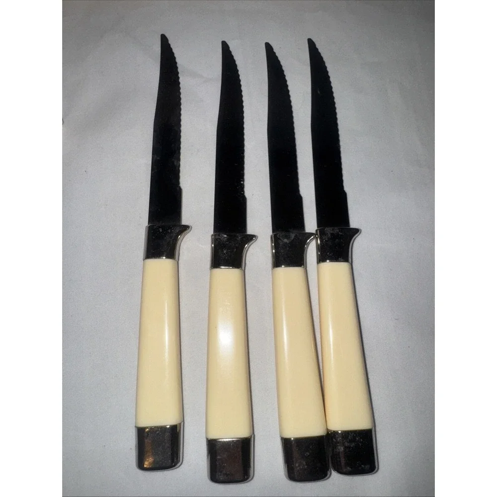 VTG REGENT SHEFFIELD Steak knives‎ Set of 4 Stainless Steel England
